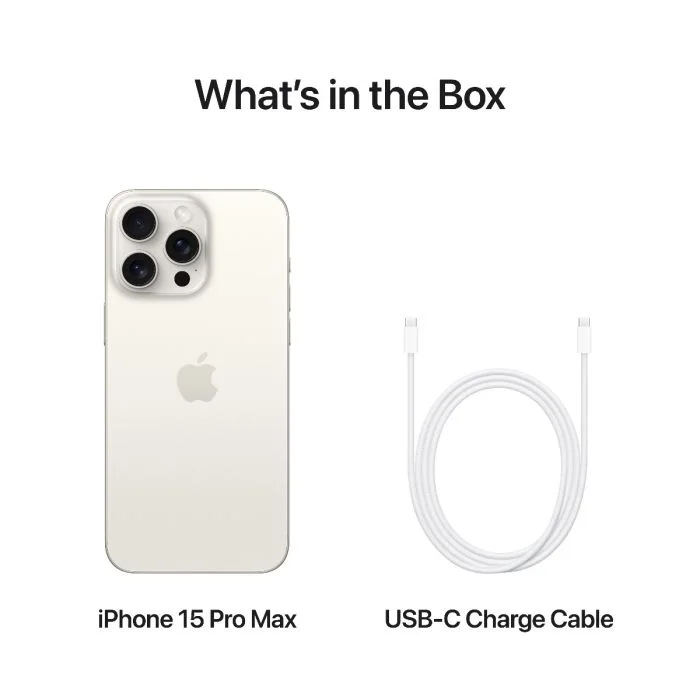 iPhone 15 Pro Max - White Titanium